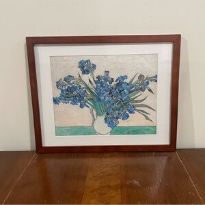 Vincent Van Gogh Irises Framed Print 15x12 Iris Bouquet Flowers Floral Wall Art